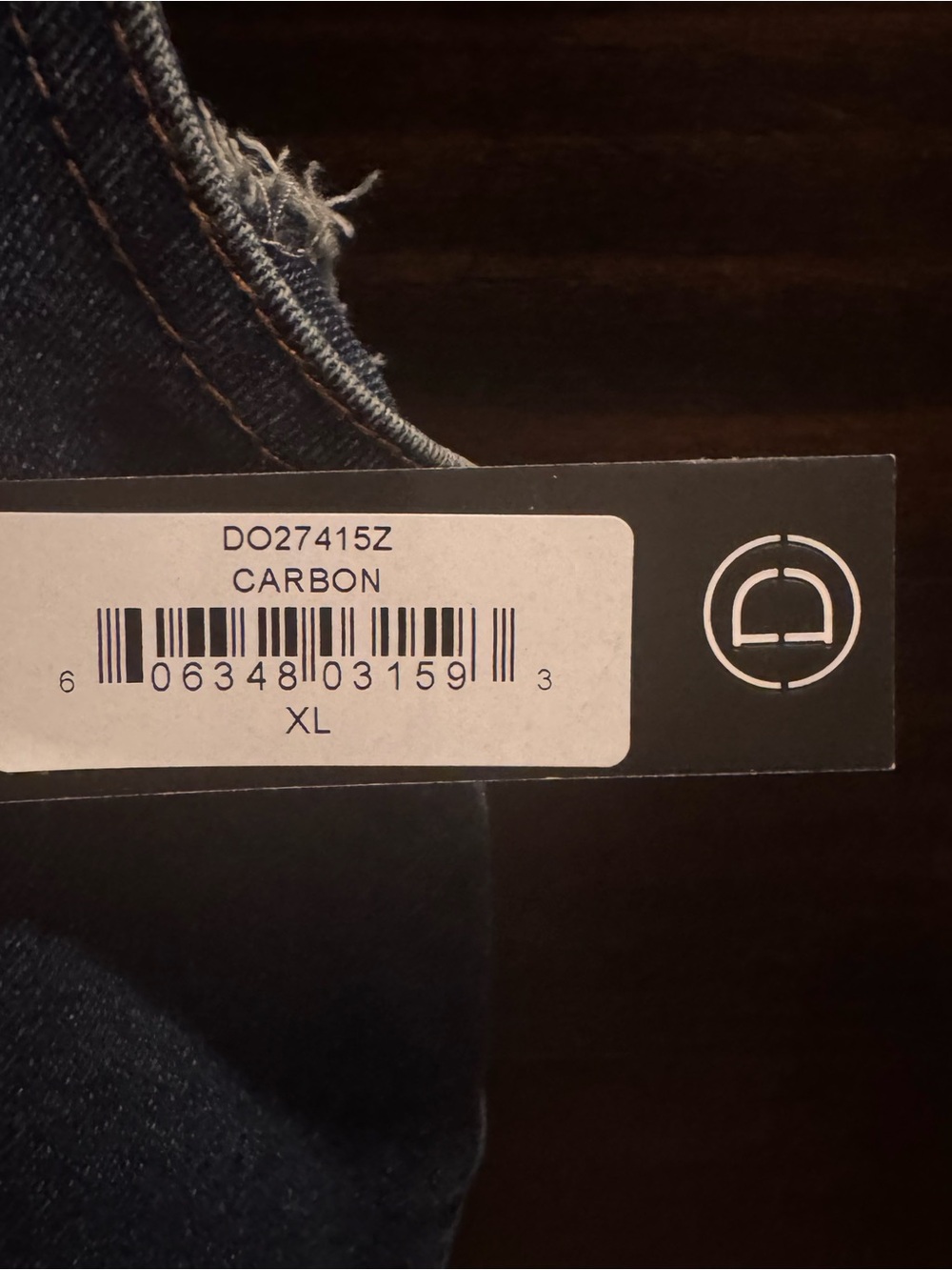 Dictionary Women's Dark Blue Denim Double-Breasted Vest - Picture 3 of 5